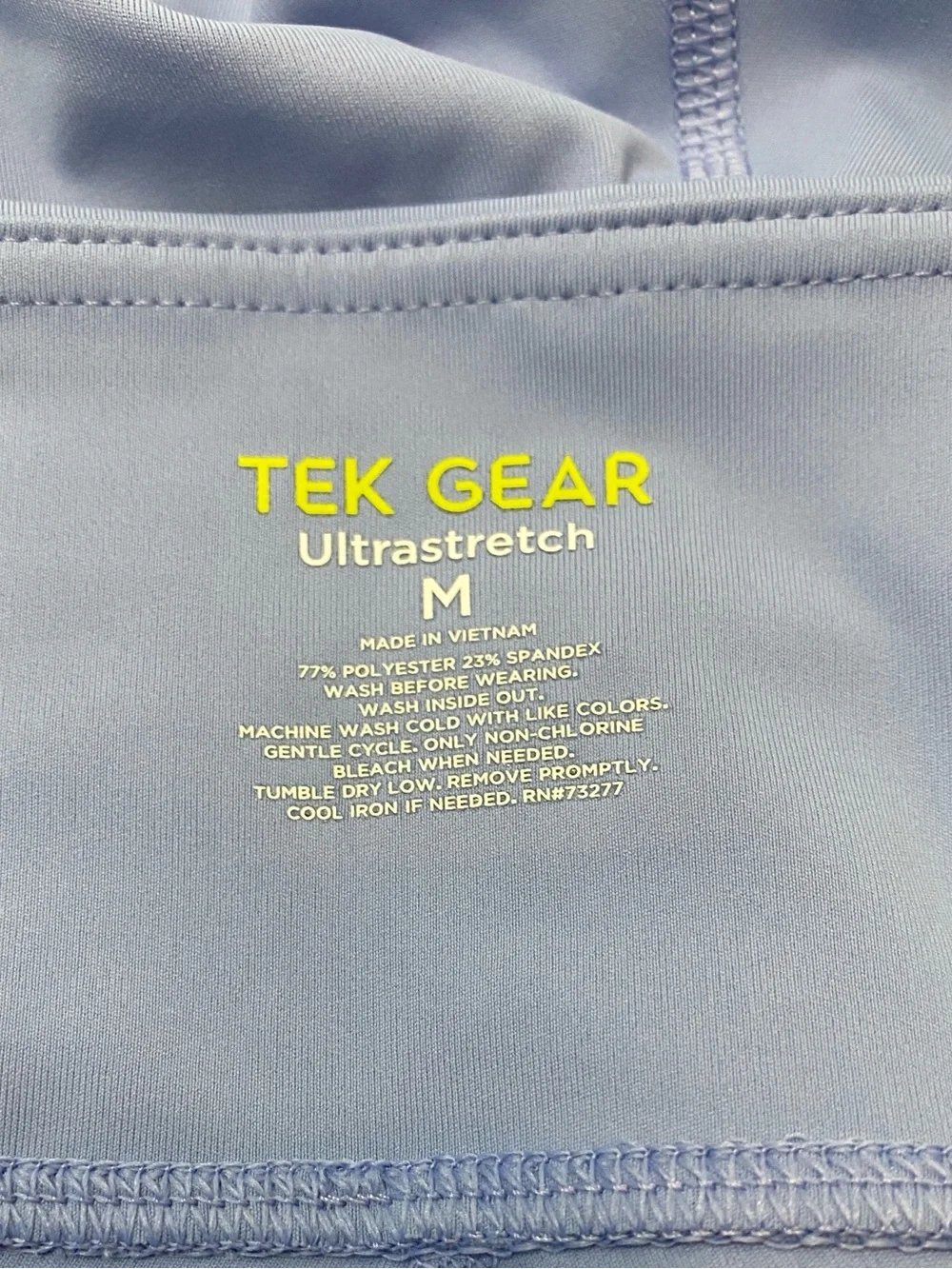 Tek Gear Lavender-Blue High-Rise Bike Shorts with Side Pockets